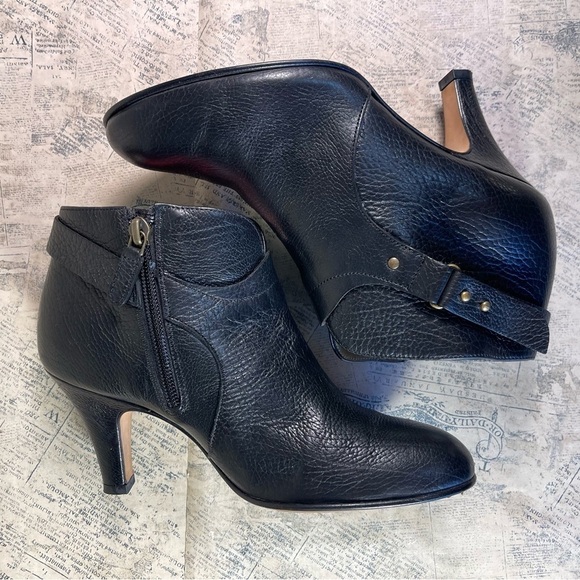 Anyi Lu Vanessa Ankle Booties Boots Black - Picture 8 of 13